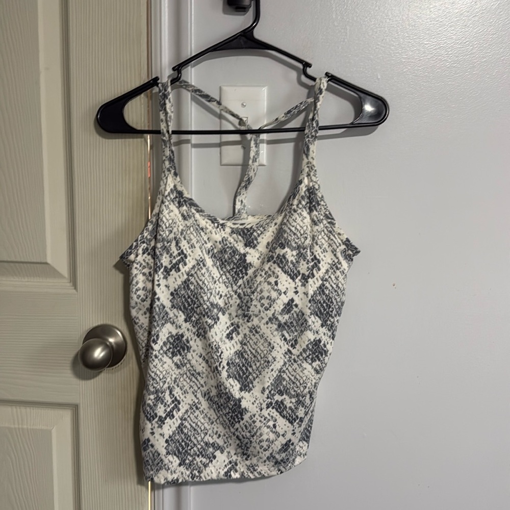 PINK brand strappy built in bra tank